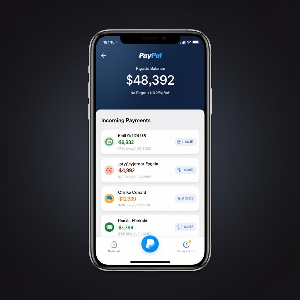 PayPal balance proof